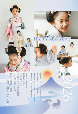 デザイナーズ写真年賀状2020