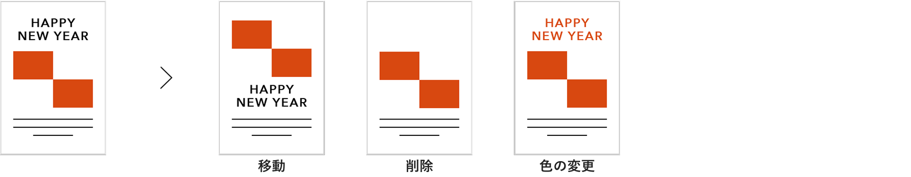 写真エリアの調整