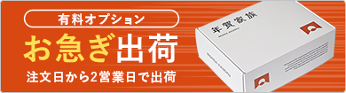 有料オプション お急ぎ出荷 注文日から2営業日で出荷